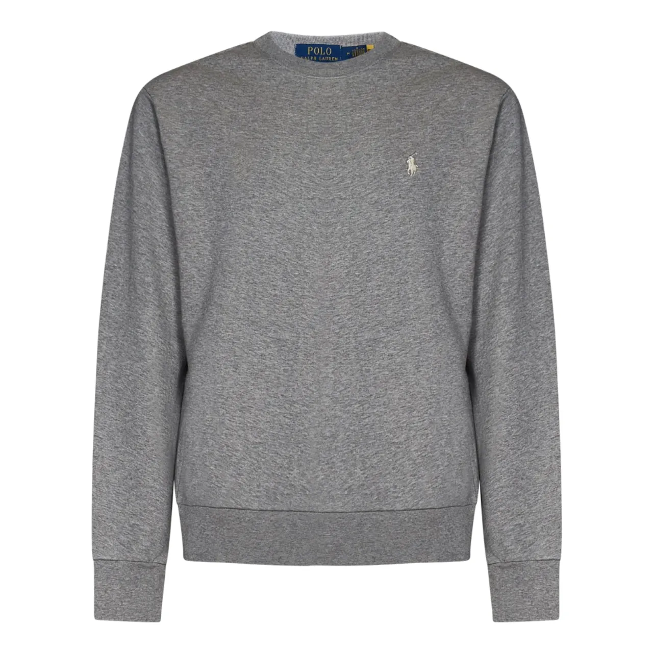 Polo Ralph Lauren , Grey Sweaters with Pony Embroidery ,Gray male, Sizes: