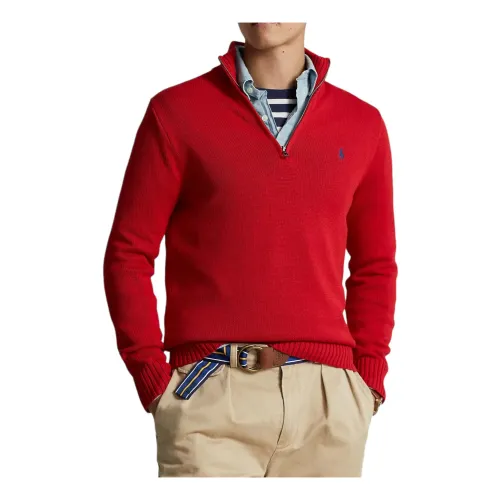 Polo Ralph Lauren , Half-Zip Turtleneck ,Red male, Sizes: