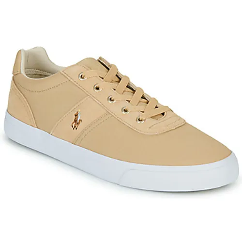Polo Ralph Lauren  HANFORD-SNEAKERS-LOW TOP LACE  women's Shoes (Trainers) in Beige