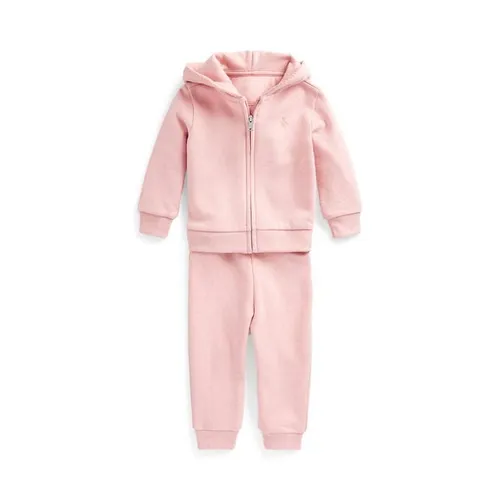Polo Ralph Lauren Hooded Tracksuit Set Baby - Pink