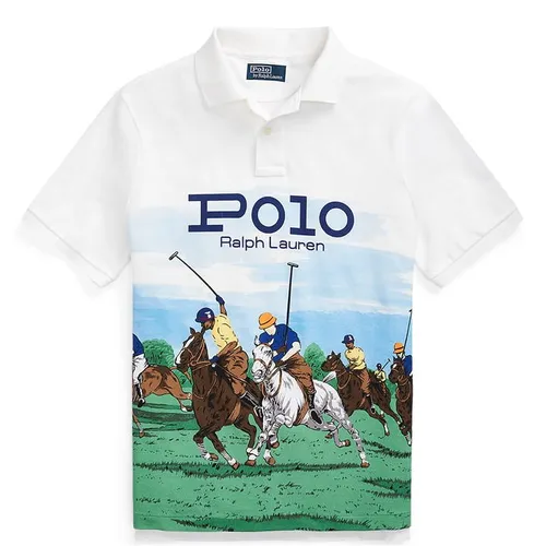 Polo Ralph Lauren Horse Print Polo Shirt - Multi