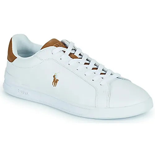 Polo Ralph Lauren  HRT CT II-SNEAKERS-LOW TOP LACE  men's Shoes (Trainers) in White