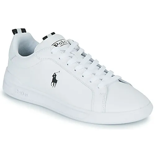 Polo Ralph Lauren  HRT CT II-SNEAKERS-LOW TOP LACE  women's Shoes (Trainers) in White