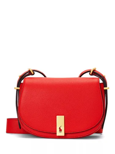 Polo Ralph Lauren ID Leather Cross Body Bag - Ruby Red - Female