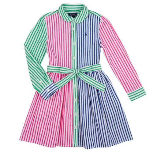 Polo Ralph Lauren  JNMLTFNSDRSS-DRESSES-DAY DRESS  girls's Children's dress in Multicolour
