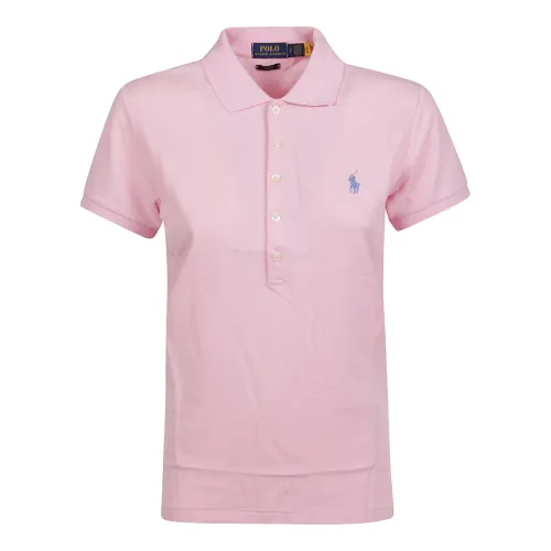 Polo Ralph Lauren , Julie Slim Polo Shirt ,Pink female, Sizes: