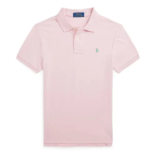 Polo Ralph Lauren Junior Boys Custom Short Sleeve Polo Shirt - Pink