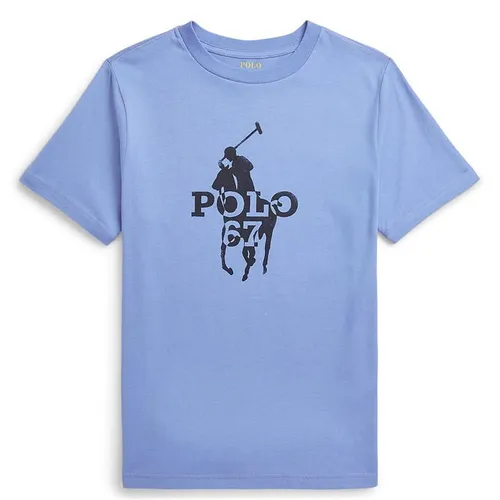 Polo Ralph Lauren Large Print T Shirt - Blue