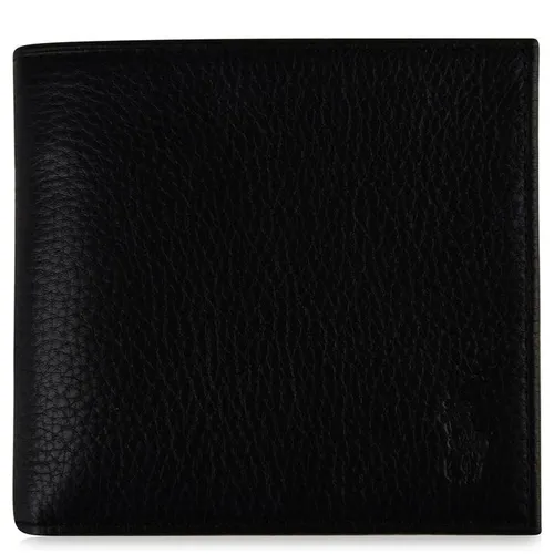 POLO RALPH LAUREN Leather Billfold Wallet - Black