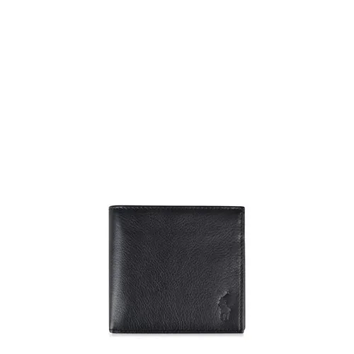 POLO RALPH LAUREN Leather Billfold Wallet - Black