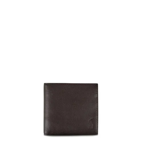 POLO RALPH LAUREN Leather Billfold Wallet - Brown