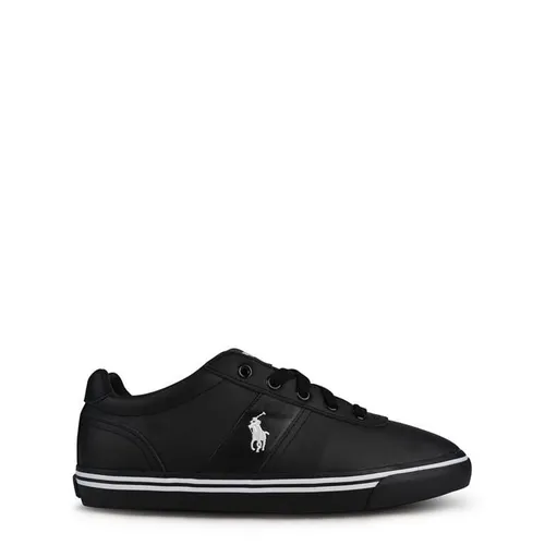 POLO RALPH LAUREN Leather Hanford Low Top Trainers - Black
