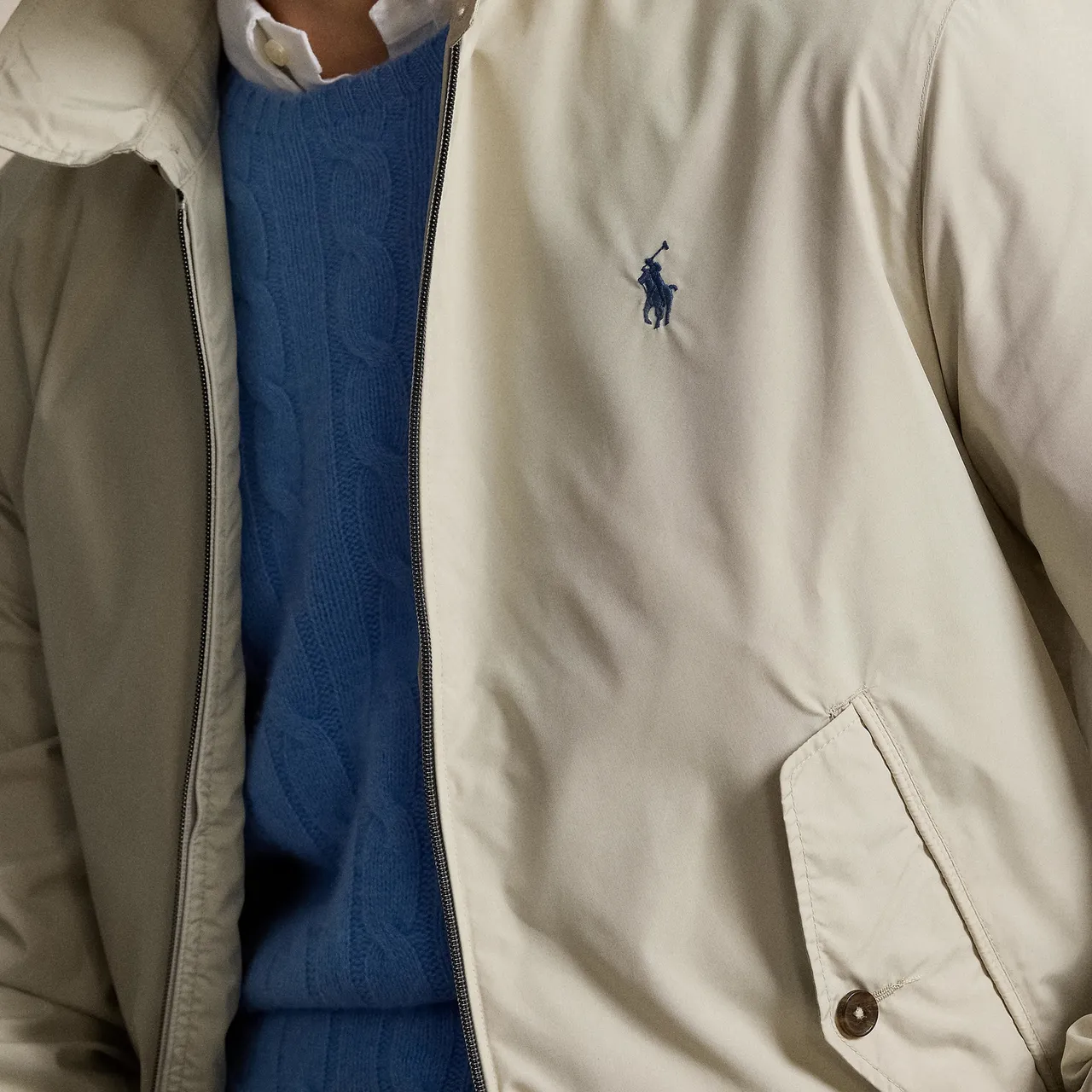 Polo Ralph Lauren Lined Nylon Windbreaker Jacket