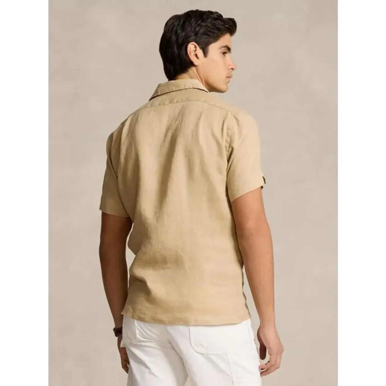 Polo Ralph Lauren Linen Shirt - Vintage Khaki - Male