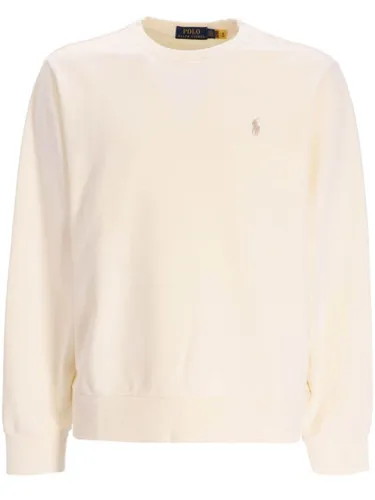 Polo Ralph Lauren logo-embroidered cotton sweatshirt - White