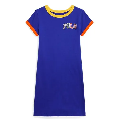 Polo Ralph Lauren Logo Jersey Dress - Blue