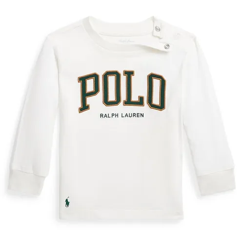 Polo Ralph Lauren Logo Long Sleeve T-Shirt - White