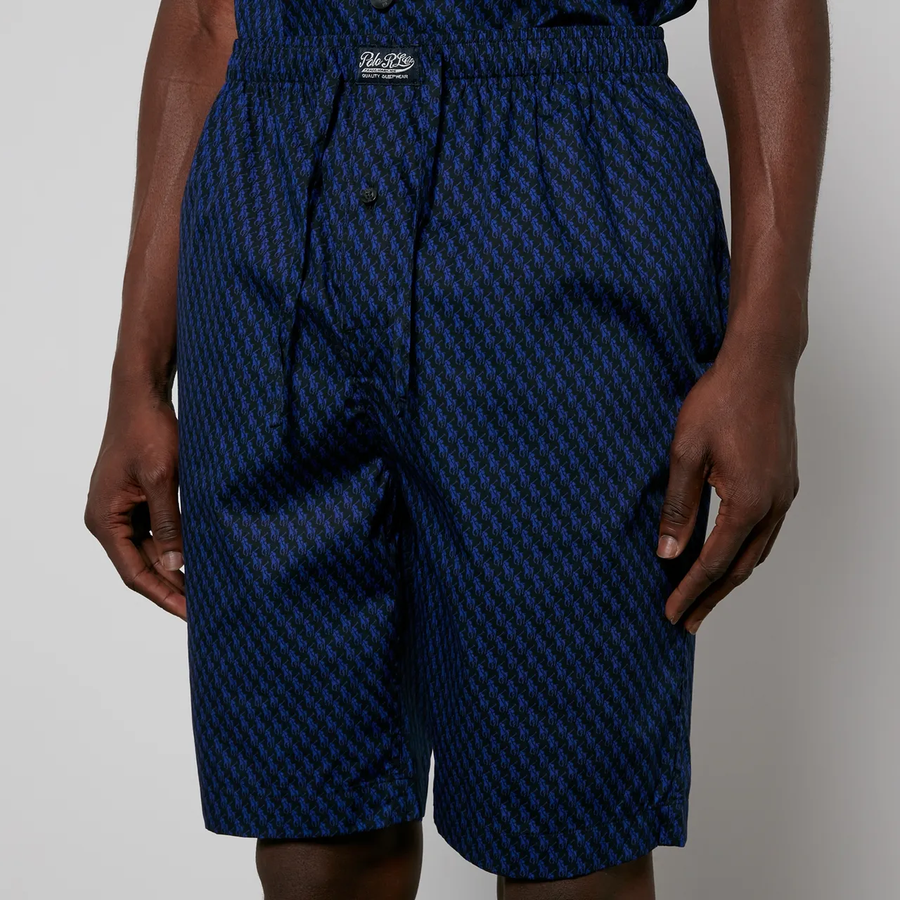 Polo Ralph Lauren Logo-Print Cotton-Blend Short Pyjama Set