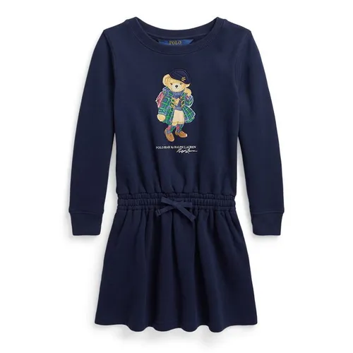 Polo Ralph Lauren Long Sleeve Bear Dress Juniors - Blue