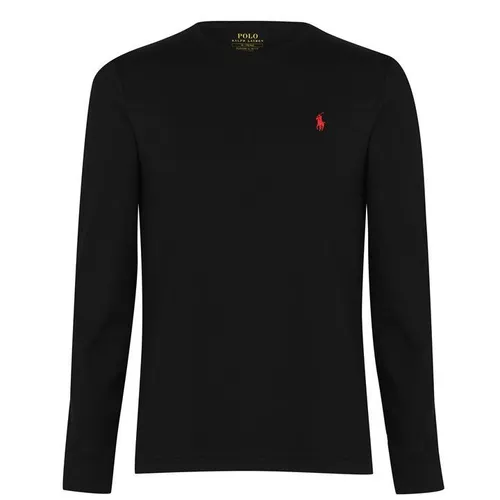 Polo Ralph Lauren Long Sleeve Jersey T Shirt - Black