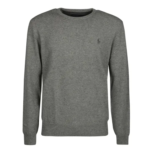 Polo Ralph Lauren , Long Sleeve Sweater ,Gray male, Sizes: