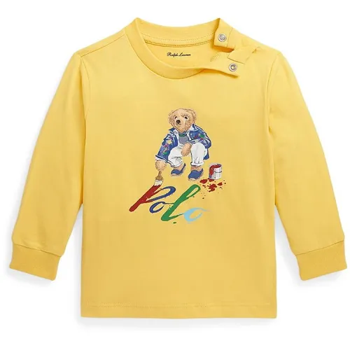 Polo Ralph Lauren Long Sleeve T-Shirt Infants - Yellow