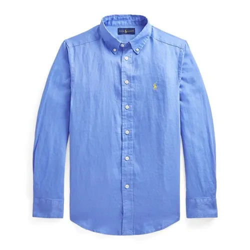 Polo Ralph Lauren Long-sleeved Oxford Shirt Junior - Blue