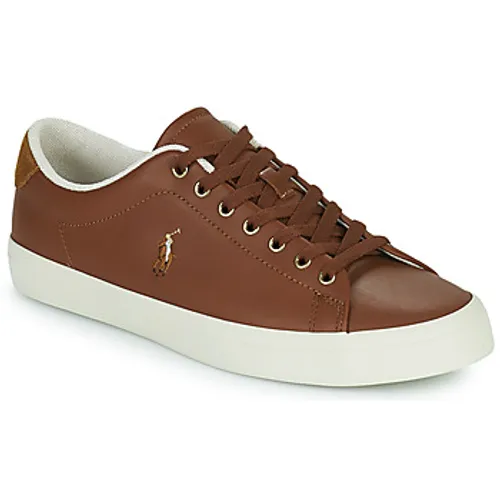 Polo Ralph Lauren  LONGWOOD-SNEAKERS-LOW TOP LACE  men's Shoes (Trainers) in Brown