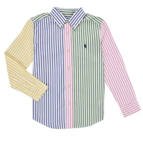 Polo Ralph Lauren  LS BD PPC-SHIRTS-SPORT SHIRT  boys's Children's Long sleeved Shirt in Multicolour
