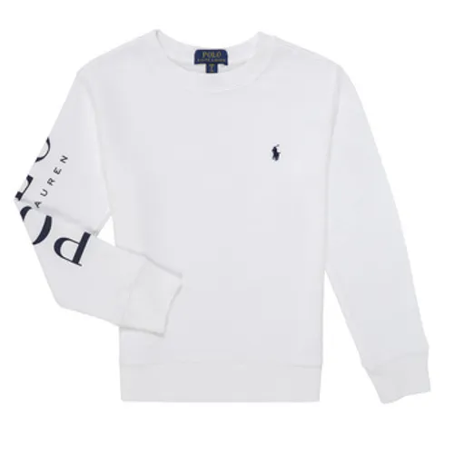 Polo Ralph Lauren  LS CN-KNIT SHIRTS-SWEATSHIRT  boys's Children's sweatshirt in White