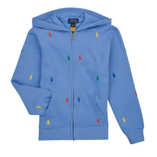 Polo Ralph Lauren  LS FZ HD-KNIT SHIRTS-SWEATSHIRT  boys's Children's sweatshirt in Blue