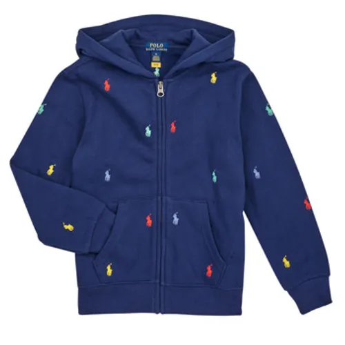 Polo Ralph Lauren  LS FZ HD-KNIT SHIRTS-SWEATSHIRT  boys's Children's sweatshirt in Multicolour