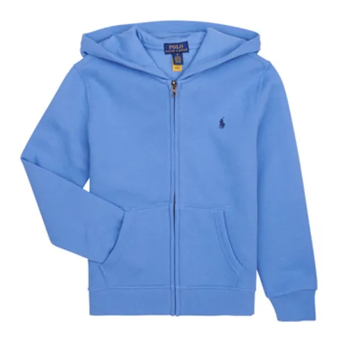 Polo Ralph Lauren  LS FZ HOOD-TOPS-KNIT  boys's Children's sweatshirt in Blue