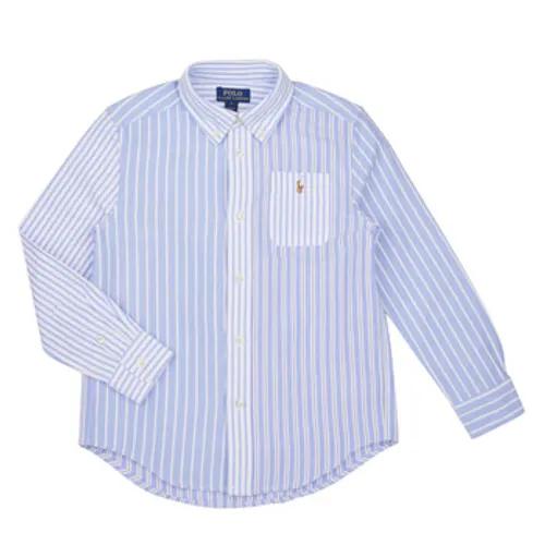 Polo Ralph Lauren  LS3BDPPPKT-SHIRTS-SPORT SHIRT  boys's Children's Long sleeved Shirt in Blue