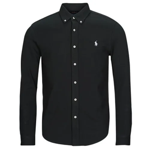Polo Ralph Lauren  LSFBBDM5-LONG SLEEVE-KNIT  men's Long sleeved Shirt in Black
