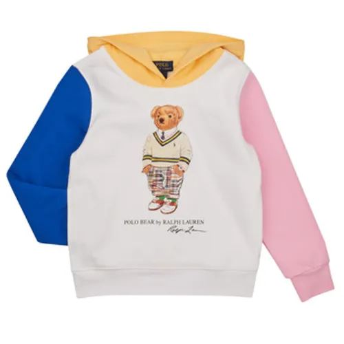 Polo Ralph Lauren  LSPO HOOD M7-KNIT SHIRTS-SWEATSHIRT  boys's Children's sweatshirt in Multicolour