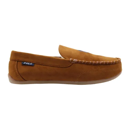 Polo Ralph Lauren , Luxury Comfort Slippers ,Brown male, Sizes: