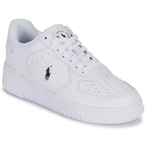 Polo Ralph Lauren  MASTERS CRT-SNEAKERS-LOW TOP LACE  men's Shoes (Trainers) in White