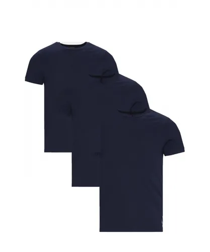Polo Ralph Lauren Mens 3-pack t-shirts - Navy Fabric