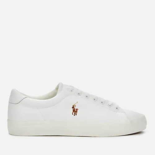 Polo Ralph Lauren Men's Longwood Leather Low Top Trainers - White/White - UK