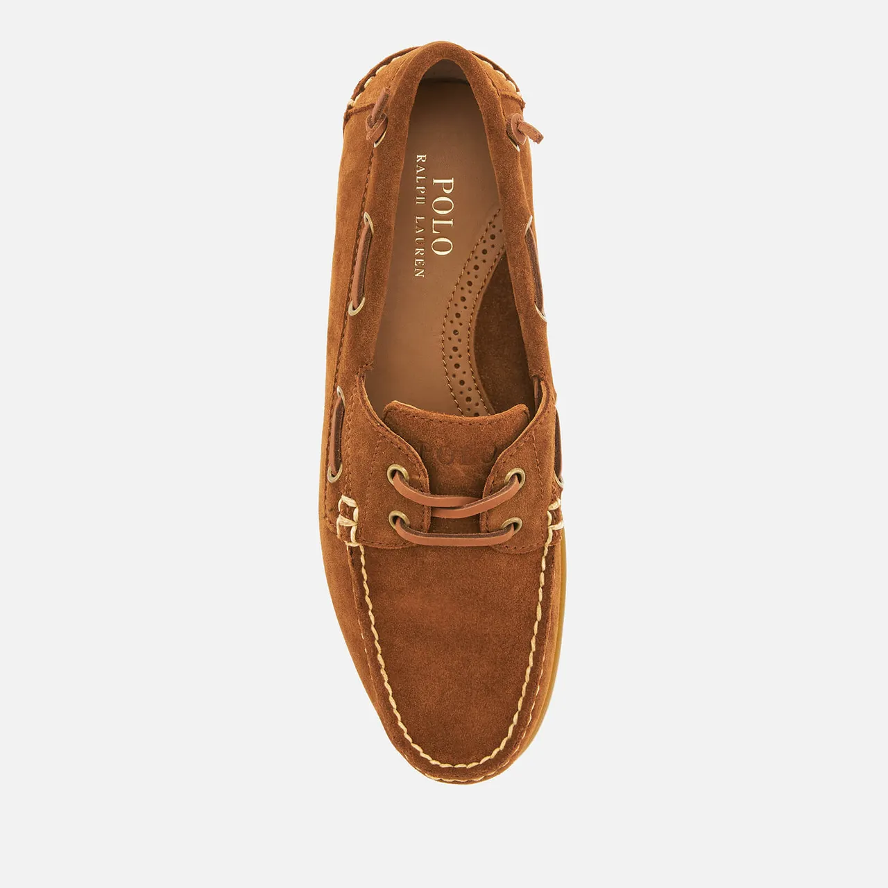 Polo Ralph Lauren Men's Merton Suede Boat Shoes - New Snuff - UK