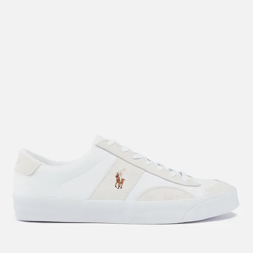 Polo Ralph Lauren Men's Sayer Canvas and Suede Trainers - UK