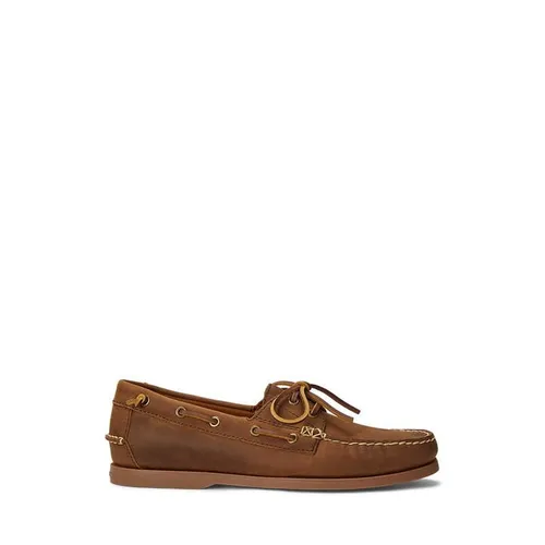 Polo Ralph Lauren Merton Leather Boat Shoes - Brown