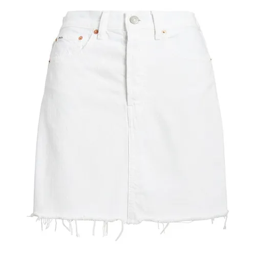 Polo Ralph Lauren Mini Denim Skirt - White