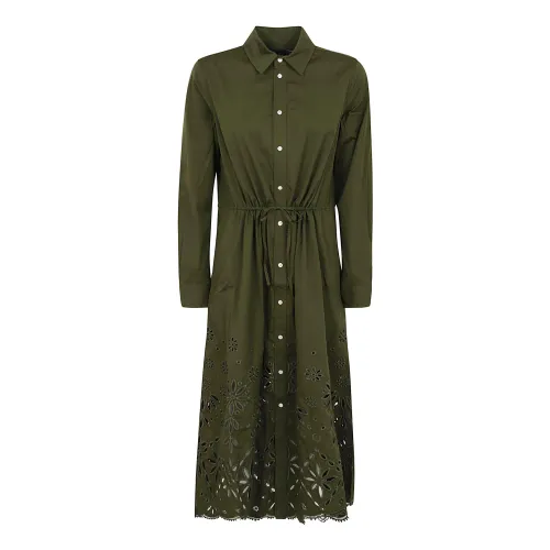 Polo Ralph Lauren , N Jssica Dr-Long Sleeve-Day Dress ,Green female, Sizes: