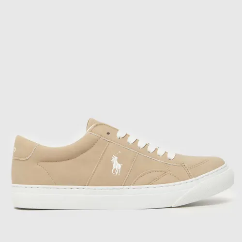 Polo Ralph Lauren Natural Ryley Boys Youth Trainers