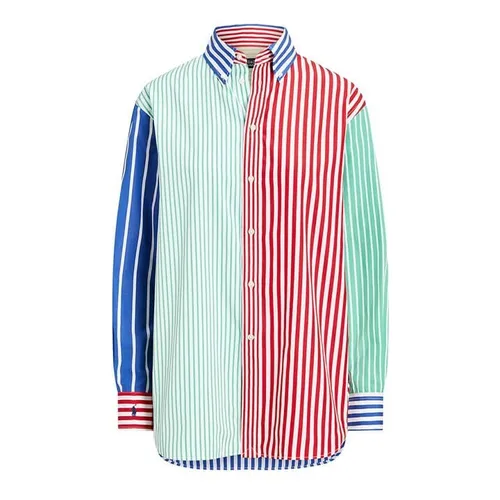 Polo Ralph Lauren Oversize Striped Cotton Fun Shirt - Multi