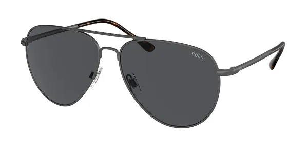 Polo Ralph Lauren PH3148 930787 Men's Sunglasses Gunmetal Size 62