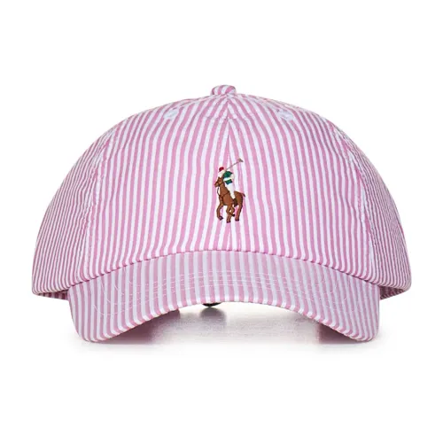 Polo Ralph Lauren , Pink Pony Embroidered Hat ,Pink male, Sizes: ONE