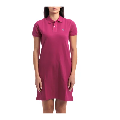 Polo Ralph Lauren , Pique Dress ,Pink female, Sizes: